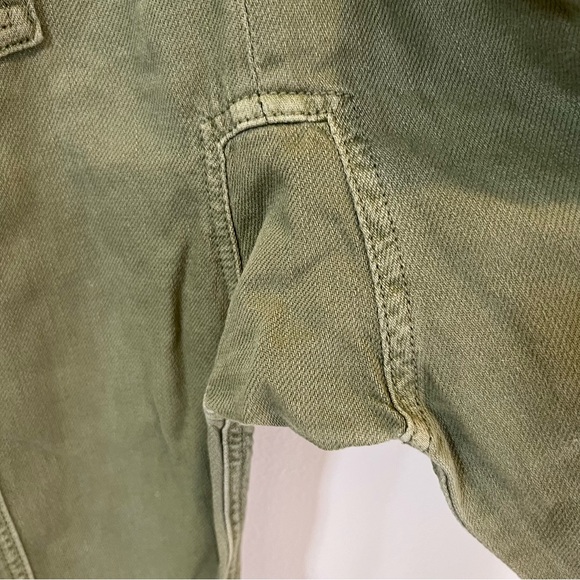 Free People x Sandrine Rose Denim Jumpsuit Army Green Size XS/S - Picture 10 of 10